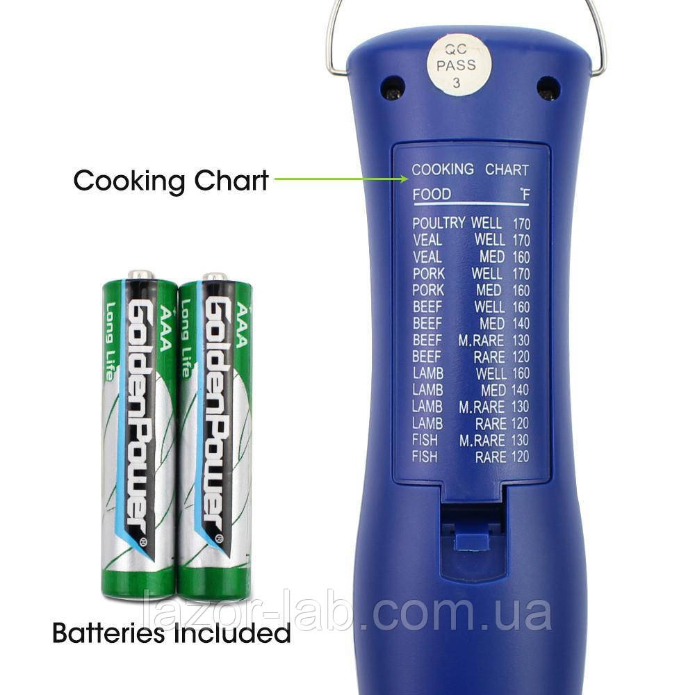 Профессиональный цифровой термометр-вилка ThermoPro TP-05 для мяса (0°C до 100°C) с 6 режимами и таймером - фото 6 - id-p616263548