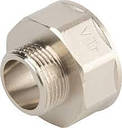 Перехідник нарізний латунний Valtec DN 1/2"x1/4" внутрішній-зовнішній (Італія) VTr.592.N.0402, фото 5