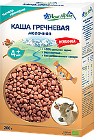 Молочная каша Fleur Alpine Organic Гречневая, на коровьем молоке, для детей от 4 месяцев, 200 г