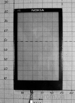 Nokia X6 тачскрин digitayzer 49x84мм (#1970)