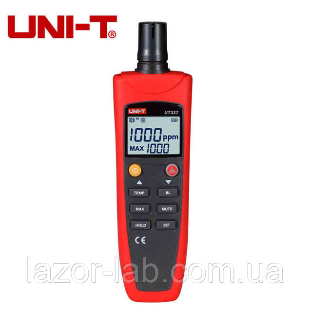 Детектор чадного газу (CO) UNI-T UT337A (0-1000 ppm)