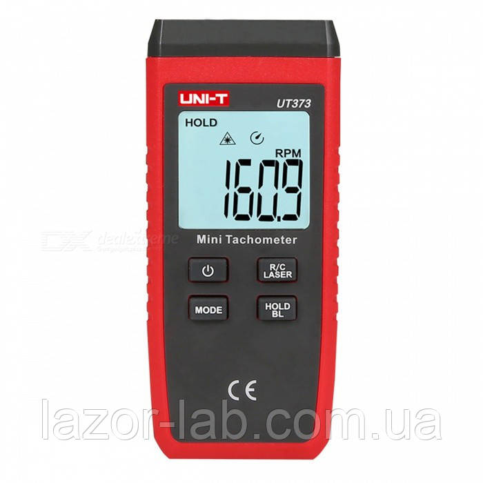 Лазерний безконтактний тахометр UNI-T UT373 (50-200 мм) (10-99999 об/хв)
