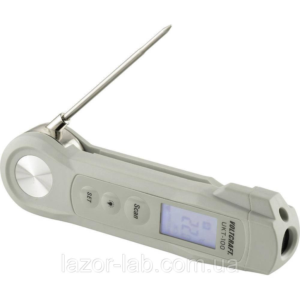 Термометр VOLTCRAFT UKT-100 (контактні та безконтактні вимірювання) (-40 до +280 °C) IP65, DS:4:1. Германия