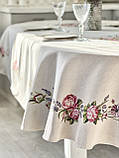 Скатертина на овальний стіл гобеленова Limaso 140х180 см., фото 3