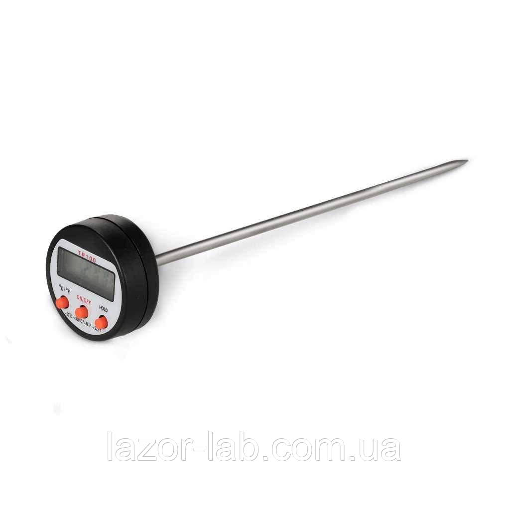 Термометр для м'яса TP-100 (від -50 до 300 oC) зі щупом із неіржавкої сталі