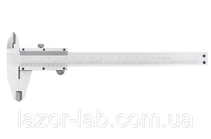 Штангенциркуль ШЦ-200 (0-200 мм; ±0,05 мм) з глибиноміром