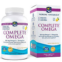 Жирные кислоты Nordic Naturals Complete Omega, 120 капсул - лимон