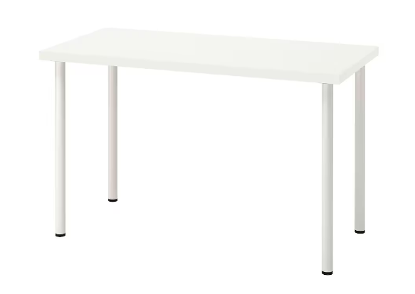 LAGKAPTEN / ADILS стіл, білий,120х60 см,294.167.58