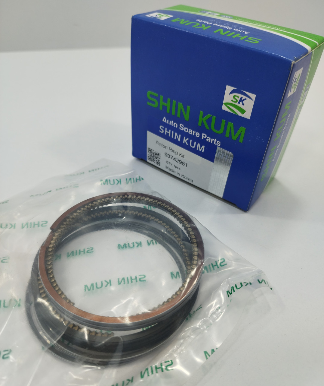 Кільця поршневі Авео 1,5. (STD) SHIN KUM Корея, фото 1