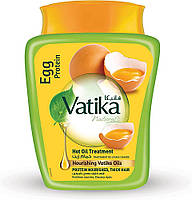Маска для волосся з протеїнами яєць Дабур Ватіка, Mask Egg Protein Vatika Hot Oil Treatment, 500 г