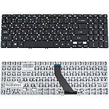 Клавіатура для ноутбука ACER (AS: M3-581, M5-581, V5-531, V5-551, V5-571 series) rus, black, без фрейма, фото 2