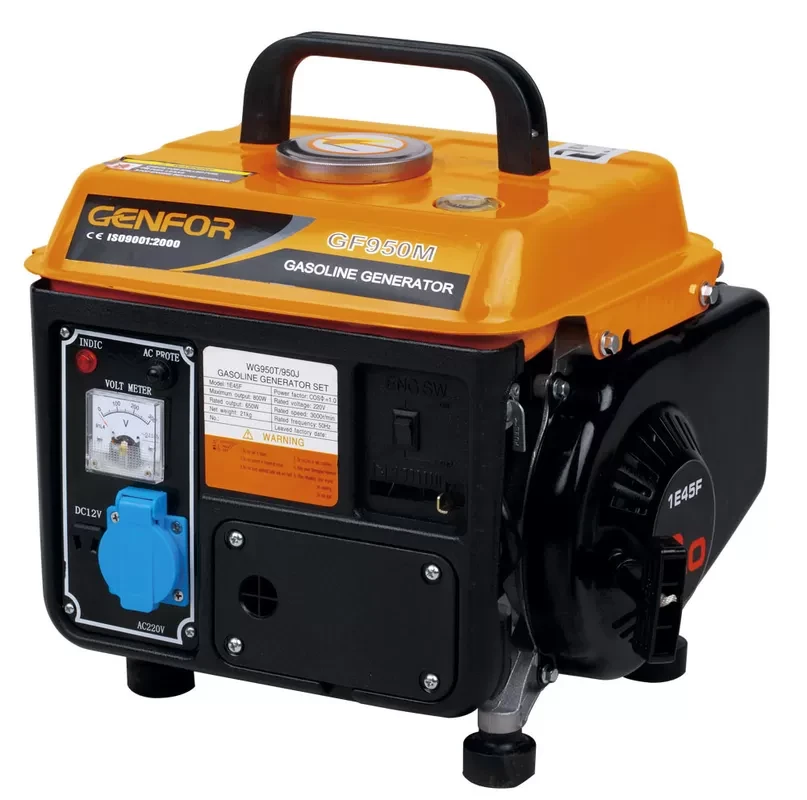 Генератор бензиновий Genfor GF950R, 1.1 кВт, фото 1