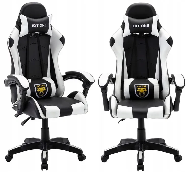 Крісло геймерське Extreme Series EXT ONE біле спортивне ігрове, фото 1