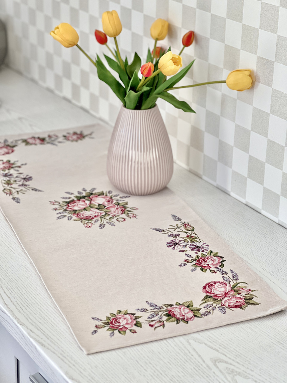 Доріжка наперон на стіл гобелен Limaso 45x140 см., фото 1