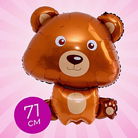 Фольгированный фигурный шар Медвежонок, большой шар фигура 58х74 см Китай