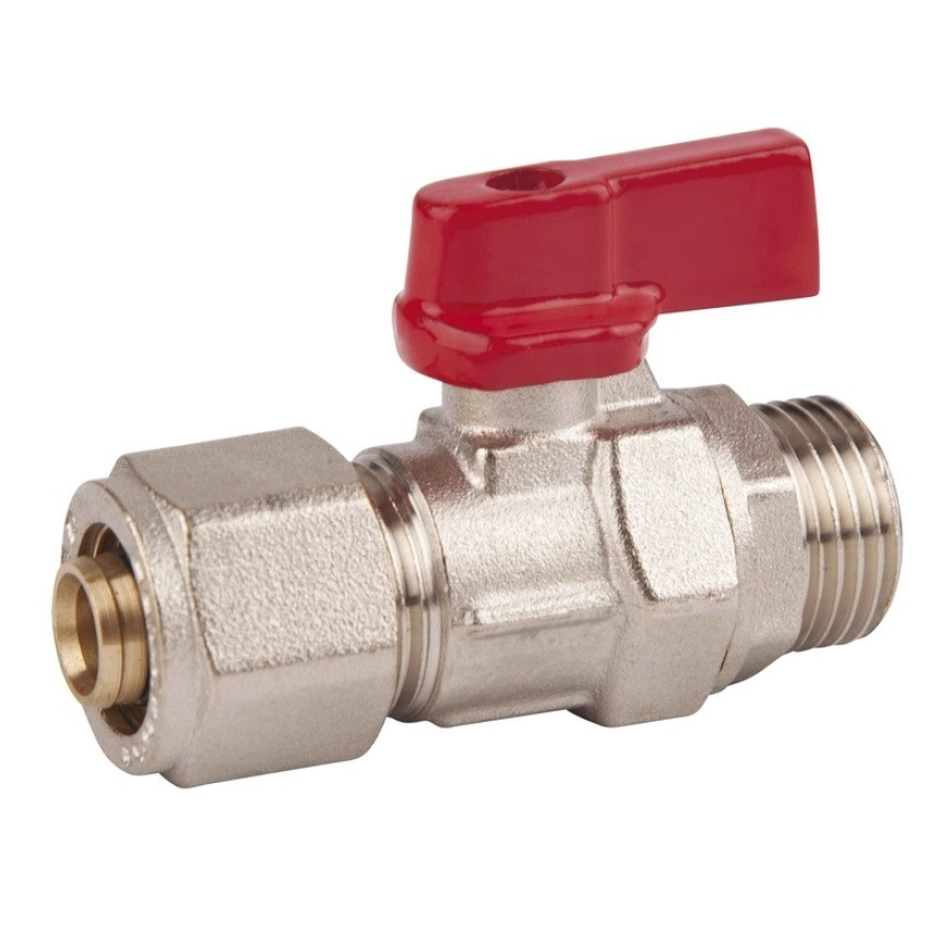 Кран кульовий обтискний SANDI FORTE 3/4" зв-обтиск 20мм PN25бар SF262W20, фото 1