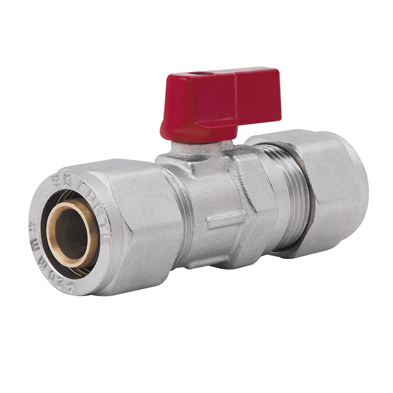 Кран кульовий обтискний SANDI FORTE обтиск-обтиск 20мм PN25бар SF263W20, фото 1