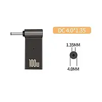 Переходник STLab PD100W-4.0x1.35mm USB Type-C (мама) - DC Jack 4.0x1.35mm (тато) ASUS для зарядки ноутбука