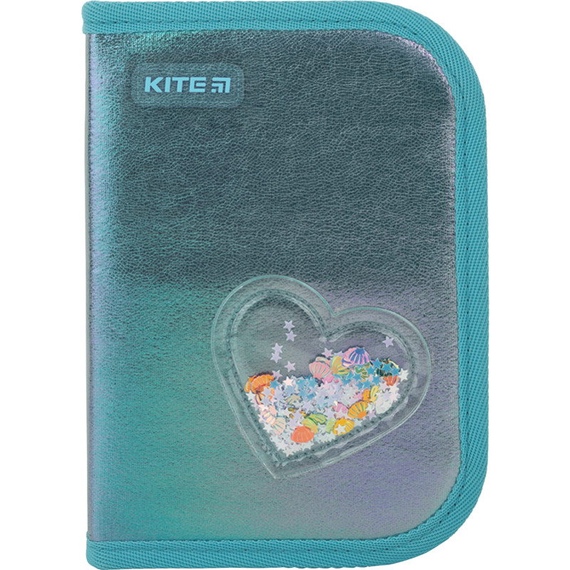 Пенал з наповненням Kite Shiny K22-622H-7, 1 відділення, 2 відвороти, фото 1