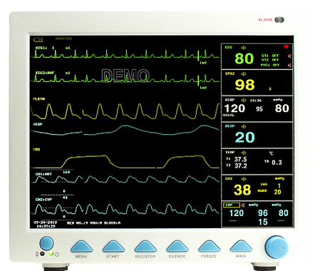 Монітор пацієнта приліжковий кардіологічний Heaco G3D (CMS8000), фото 2