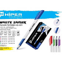 Ручка гелевая HIPER White Shark HG-811 0.6 красная (10/100)