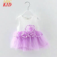 Платье детское летнее фиолетовый низ 7844, розмір 90