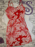 Женский сарафан F&F красный с цветочным принтом Размер М 46