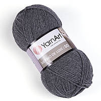 Пряжа Yarnart Merino de luxe 50 179 ( Мерино де люкс 50) серый меланж