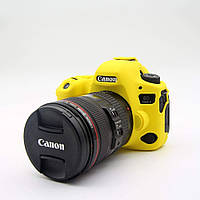 Захисний силіконовий чохол для фотоапаратів Canon EOS 6D Mark II — жовтий