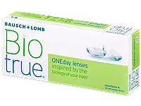 Bausch + Lomb Biotrue ONEday - Одноразовые контактные линзы Biotrue ONEday, 30 шт