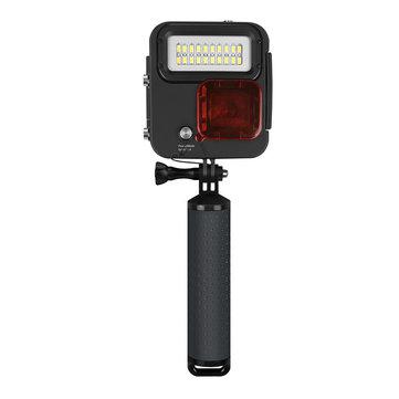 Металевий водонепроникний бокс з LED-світлом для екшн камер GoPro Hero 4, 5, 6, 7 (код No XTGP435)