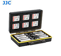 Водонепроникний захисний кейс для карт пам'яті й акумуляторів AA JJC BC-3SD6AA