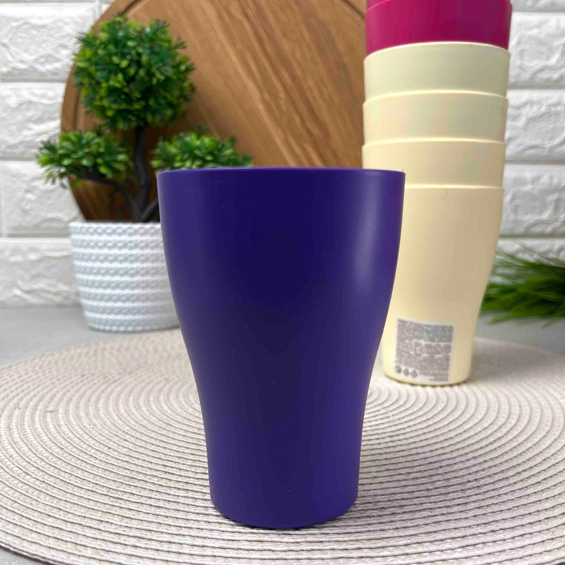 Пластиковий стакан 250мл Синій Алеана: ціна, купити в Україні від ...