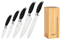 Набор ножей Ardesto Gemini AR2106SB (5 ножей + подставка)