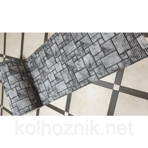 16069 Універсальний килимок АКВАМАТ 65 см рулонний 15 метрів для Ванної Туалета Кухні Корідор Доріжка