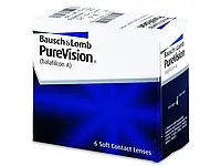 Bausch + Lomb Pure Vision - Контактные линзы, 6 шт