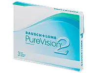 Bausch + Lomb Pure Vision 2 - Контактные линзы, 3 шт