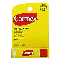 Бальзам для губ Carmex Classic Lip Balm Medicated SPF 15 4.25 г, фото 2