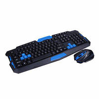 Бездротова ігрова комп'ютерна клавіатура і миша KEYBOARD HK-8100, тисни купити
