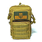 Тактичний підсумок сумка органайзер Molle Coyote, фото 2