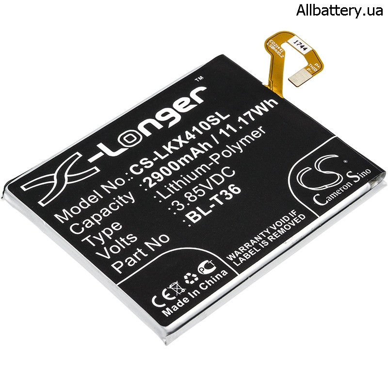 Акумулятор LG  Harmony 2, Harmony 2 LTE-A, K10 2018, K11 2018, K11 2018 Dual SIM, K11 2018 Dual SIM LTE-A, K11, фото 1