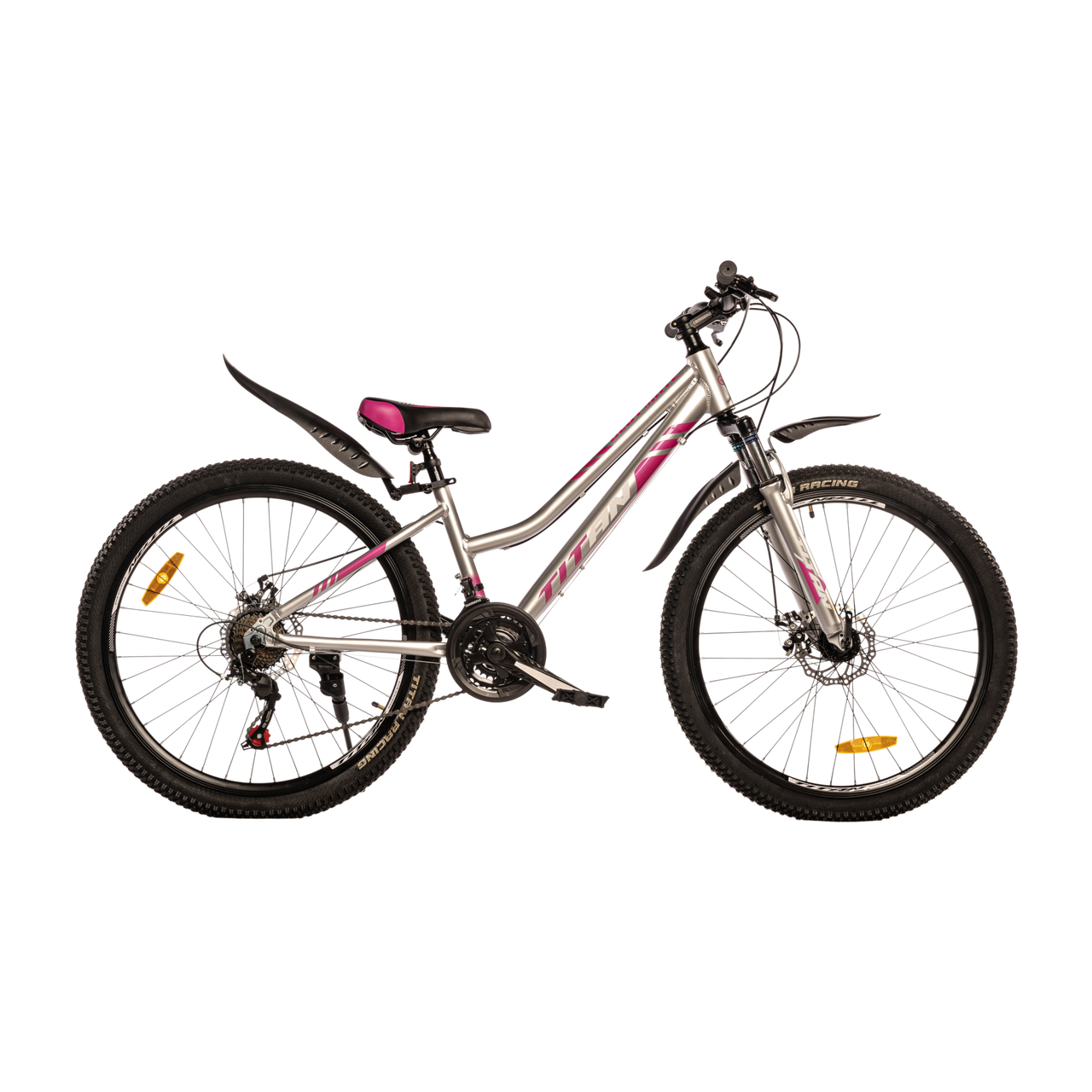 Велосипед Titan Best Mate 24" 12" Підлітковий алюміній Cеро-Рожевий 2022 від 125 см