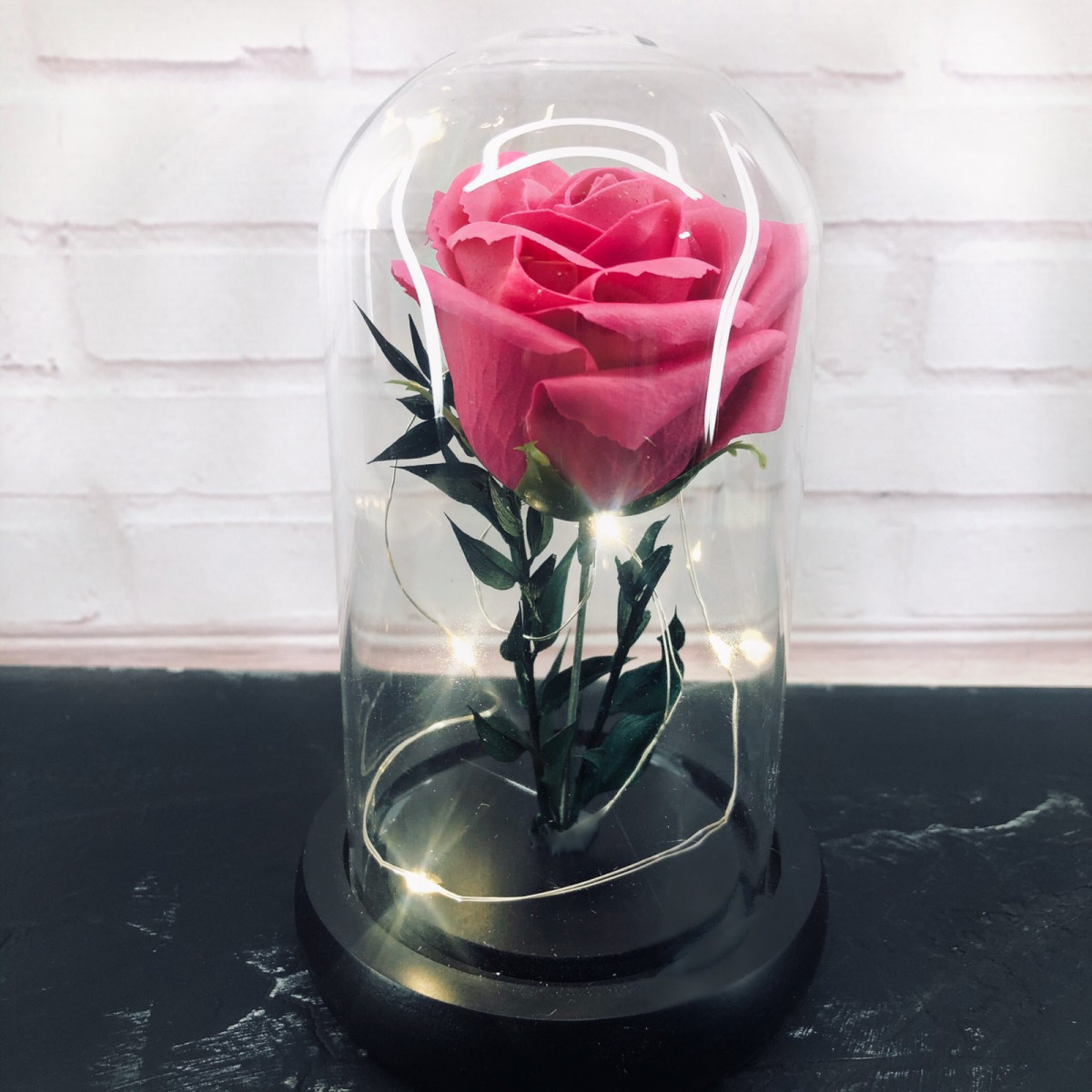 Роза в колбе с Led подсветкой - Розовая, жми купитьь - фото 1 - id-p1810931428