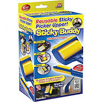Валик липкий для прибирання Sticky Buddy, тисни купити