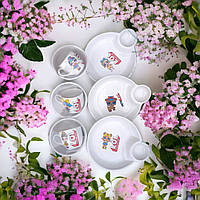 Детский набор керамической посуды из 3х предметов Лол для девочки