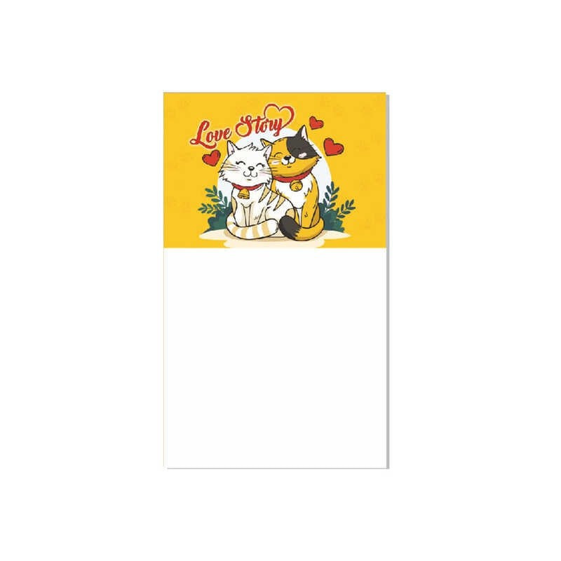 Блокнот на магниті "Котики" (20) 9789655321838