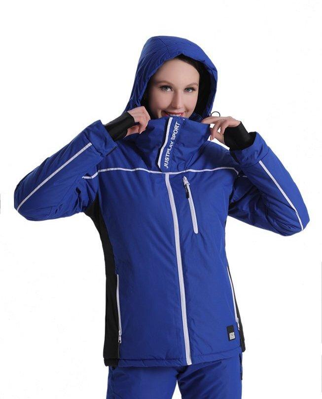 Куртка жіноча лижна Just Play синій (B2391-blue) - XL
