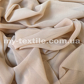 Сітка стрейч 150 см однотонна Бежевий світлий