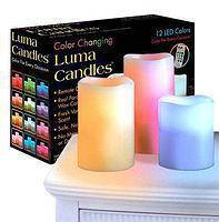 Светодиодные свечи с пультом управления Luma Candles Люма Кендлес (electronic candle), жми купитьь