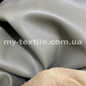 Тканина шкірозамінник на замшевій основі стрейч щільна 145 см Оливковий